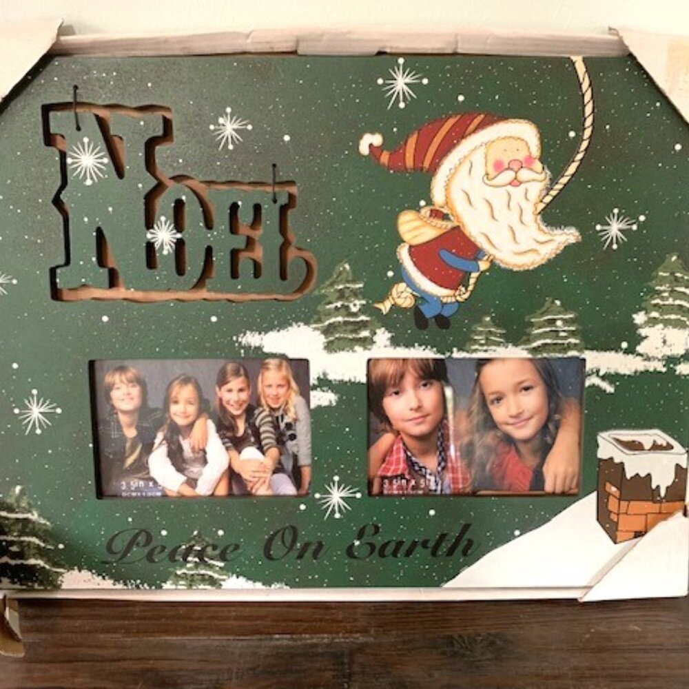 Festive Holiday NOEL Photo Frame